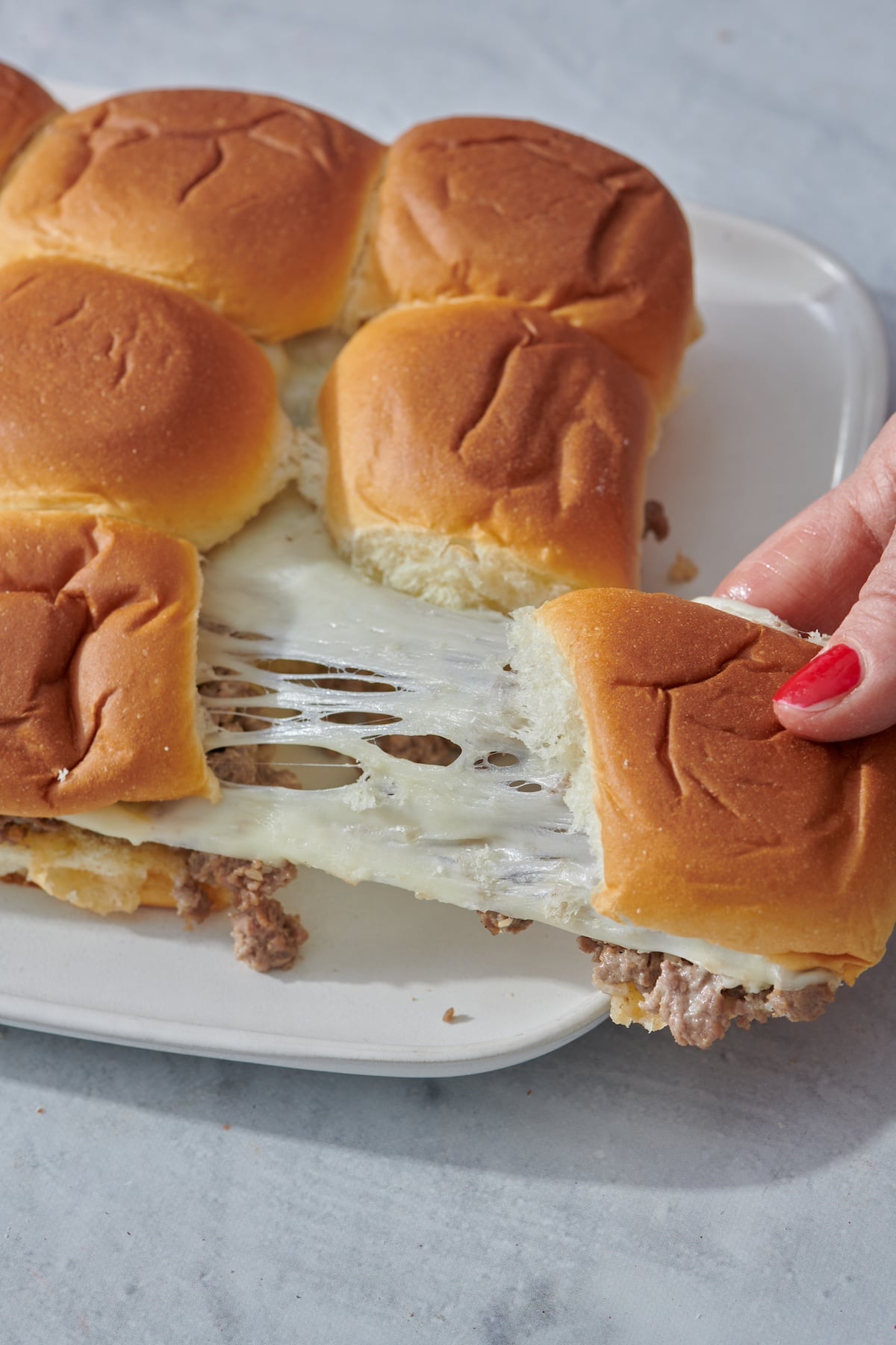 Slider per cheeseburger facili
