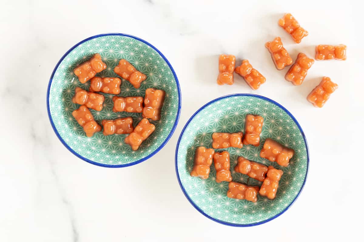 Snack alla frutta fatti in casa (gommose)