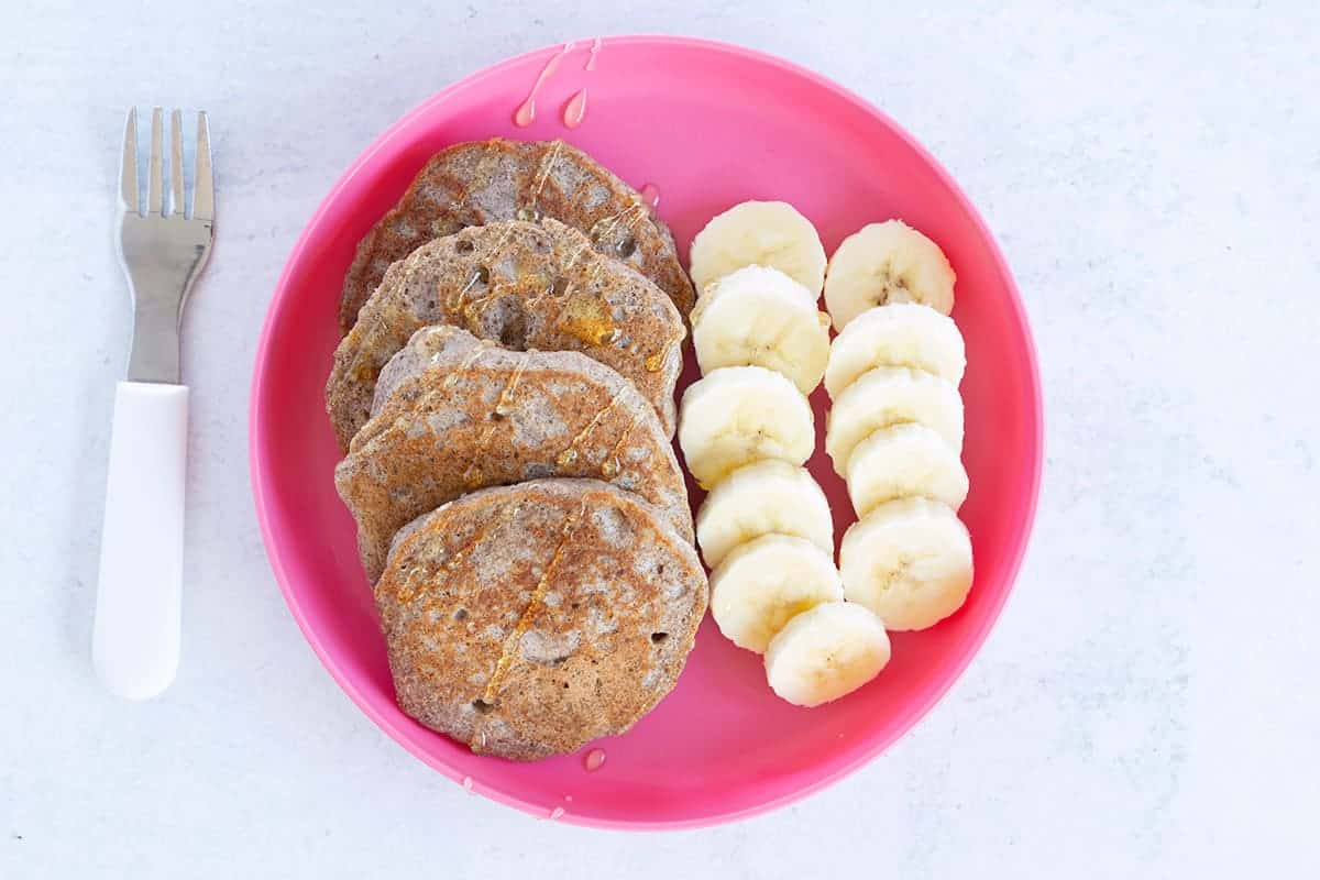 Soffici pancake vegani alle banane
