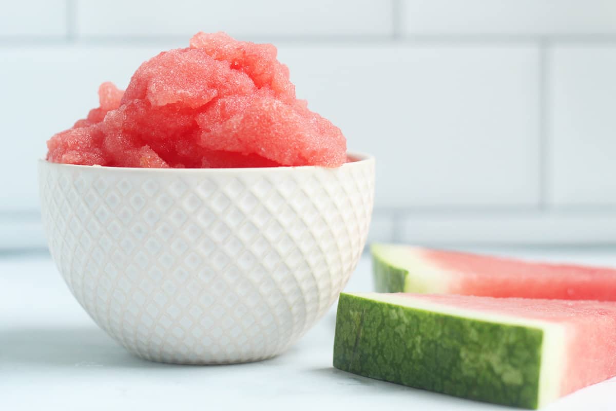 Sorbetto all'anguria fresca