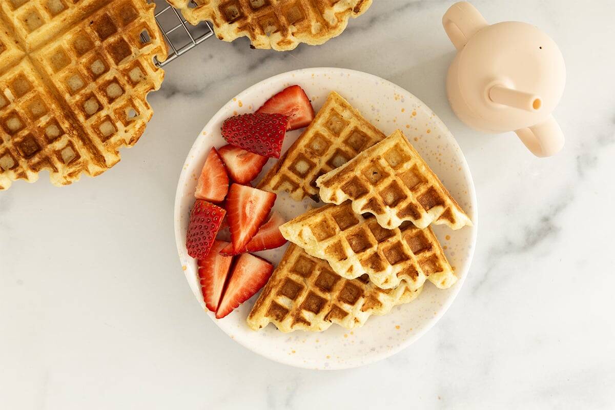 Sorpresa: la ricotta produce sempre waffle perfettamente croccanti (e anche proteine extra)