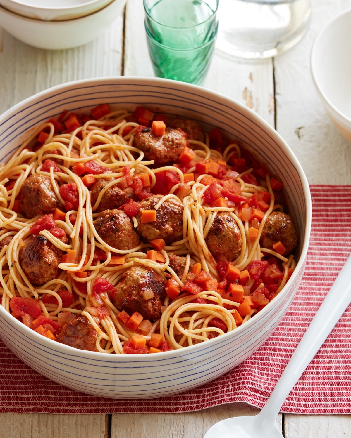 Spaghetti e Polpette di Tacchino