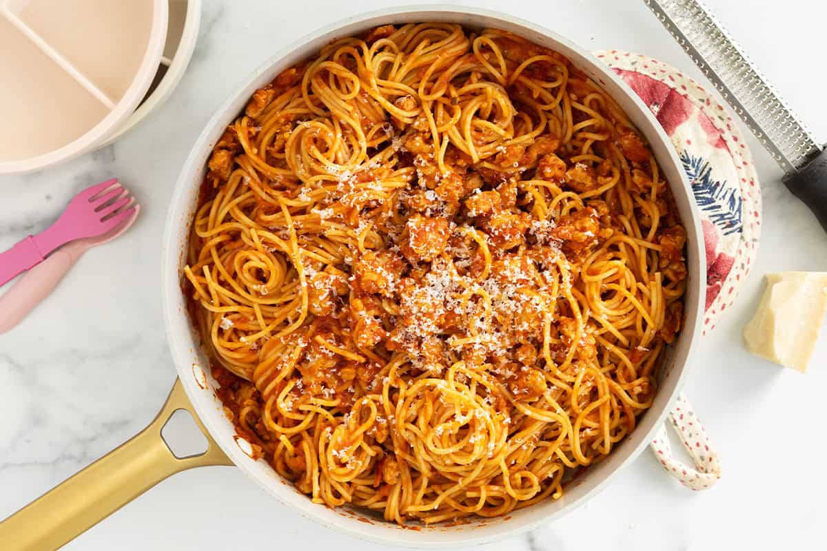 Spaghetti Facili Con Salsiccia