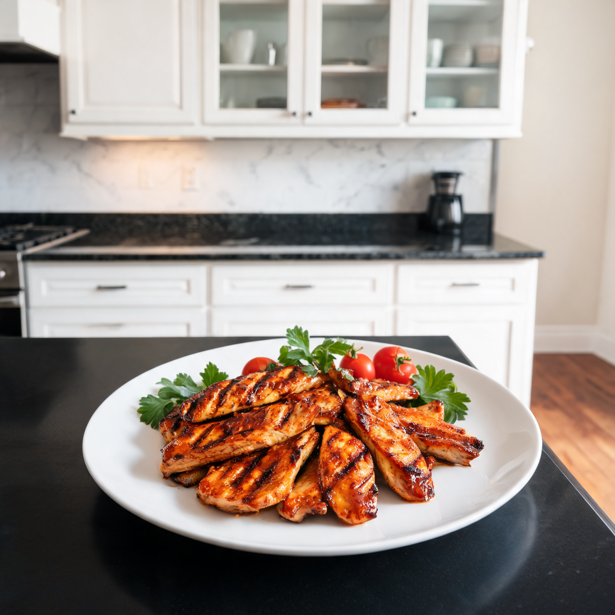 Strisce di Pollo BBQ Miele - La Ricetta Fit che Ti Sorprenderà
