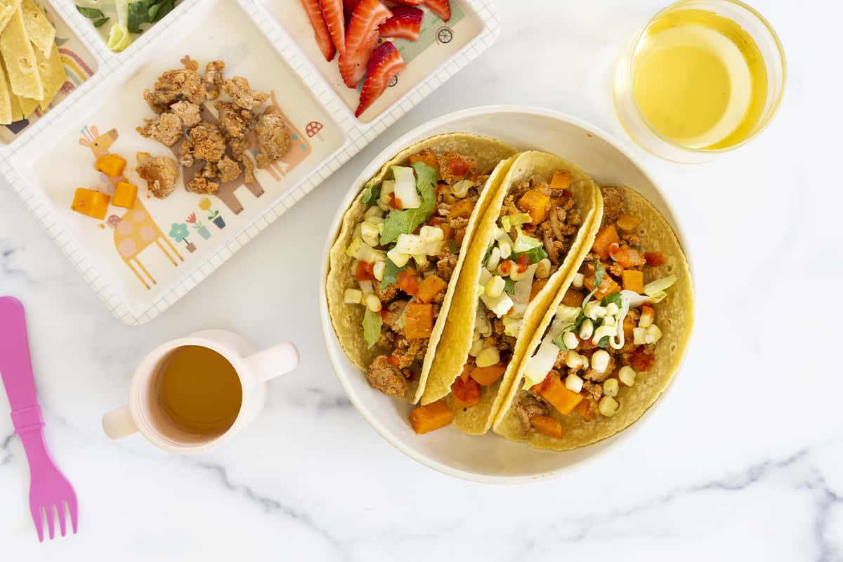 Tacos preferiti di tacchino macinato