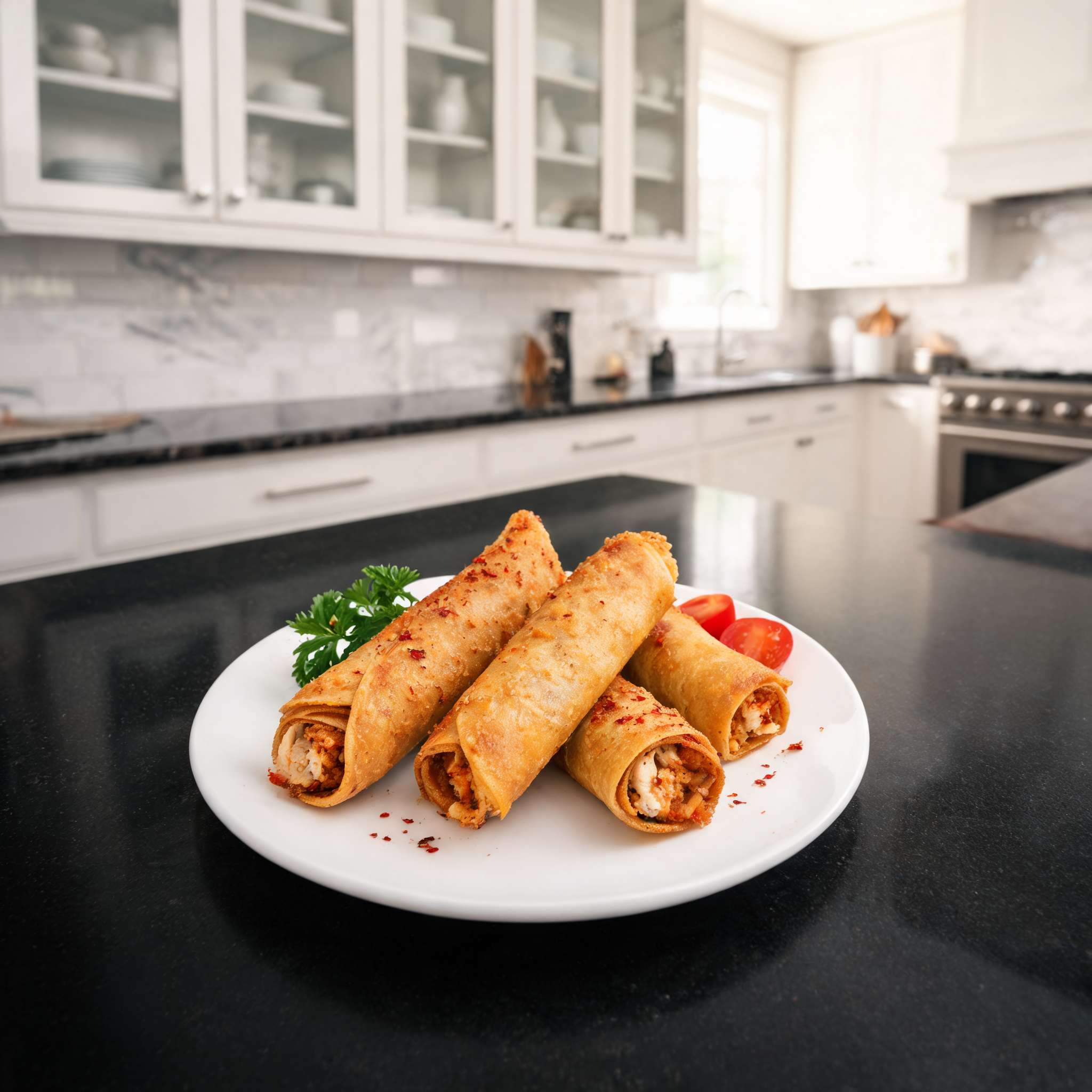 Taquitos di Pollo Croccanti al Peperoncino - Proteici e Light