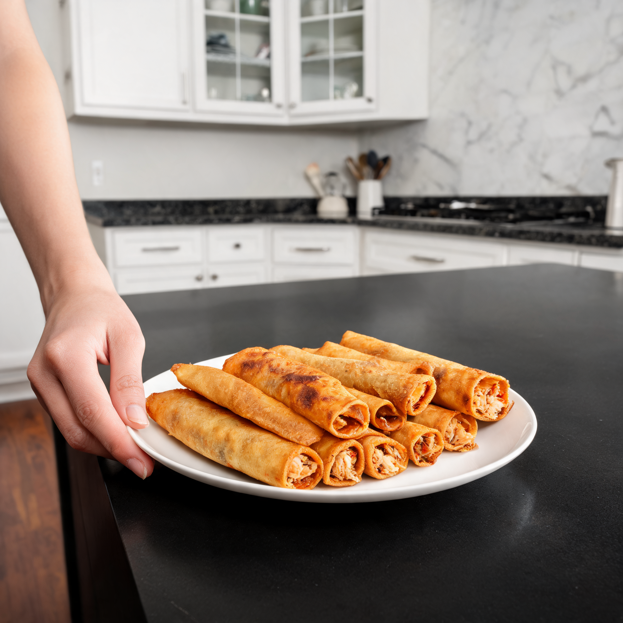 Taquitos di Pollo Piccanti - Lo Snack Proteico che Ti Conquista