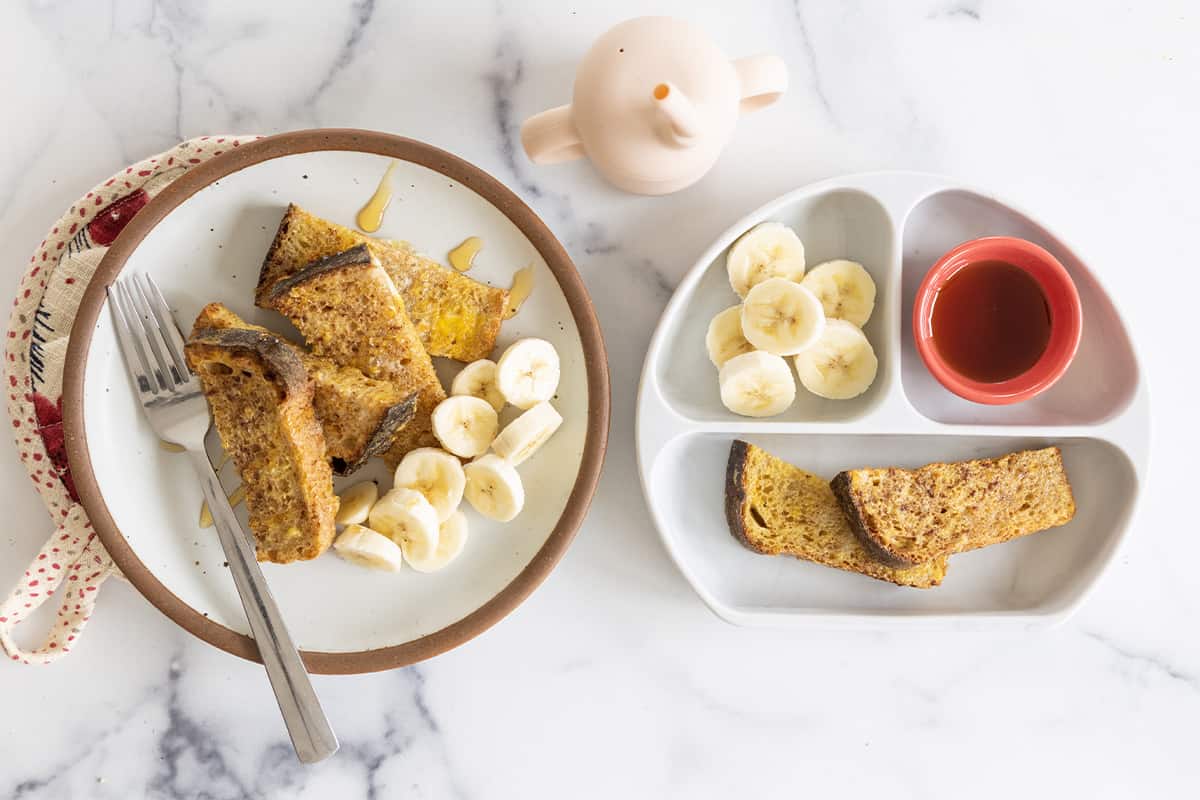 Toast francese con friggitrice ad aria
