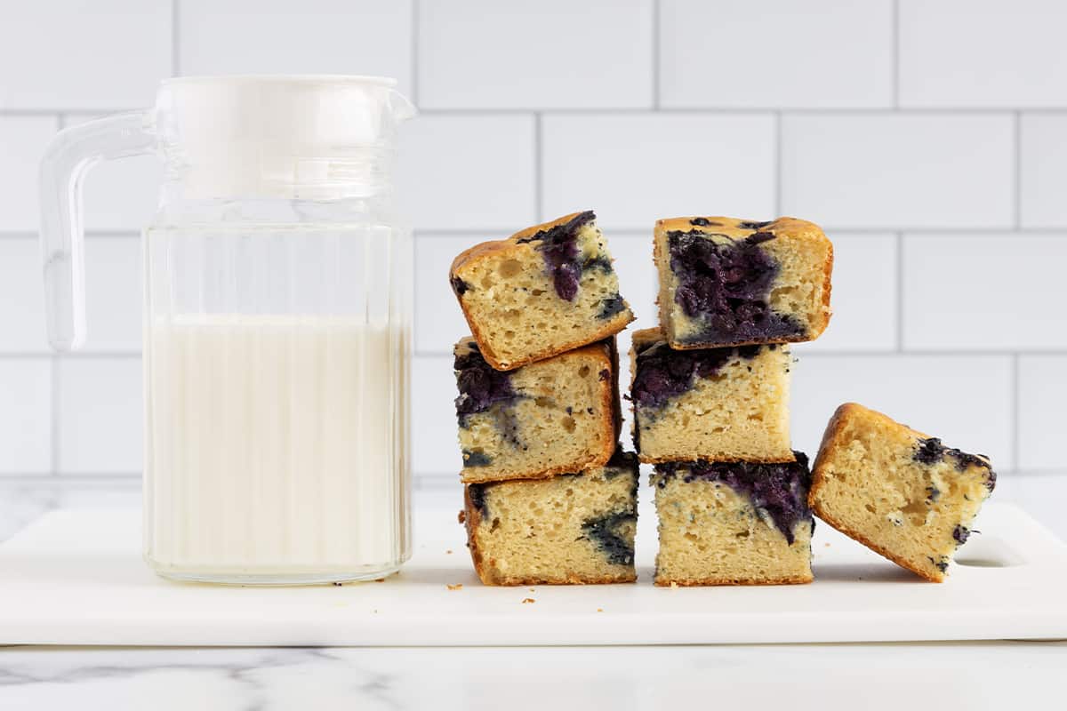 Torta allo yogurt e mirtilli