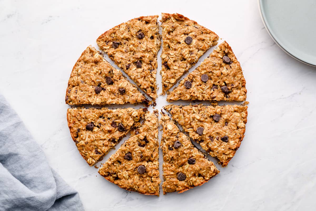 Torta biscotto con gocce di cioccolato facile