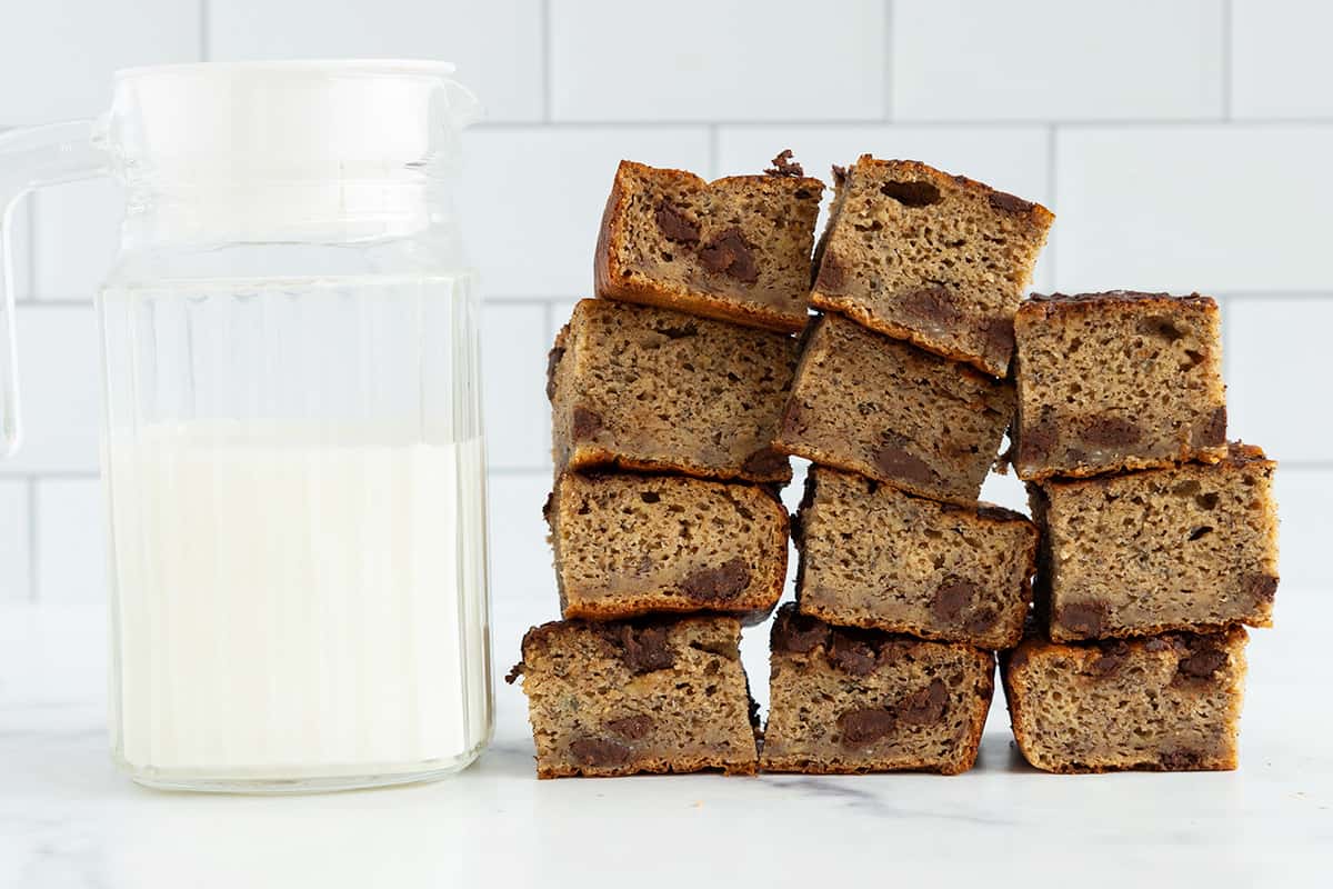 Torta Di Banane Con Gocce Di Cioccolato