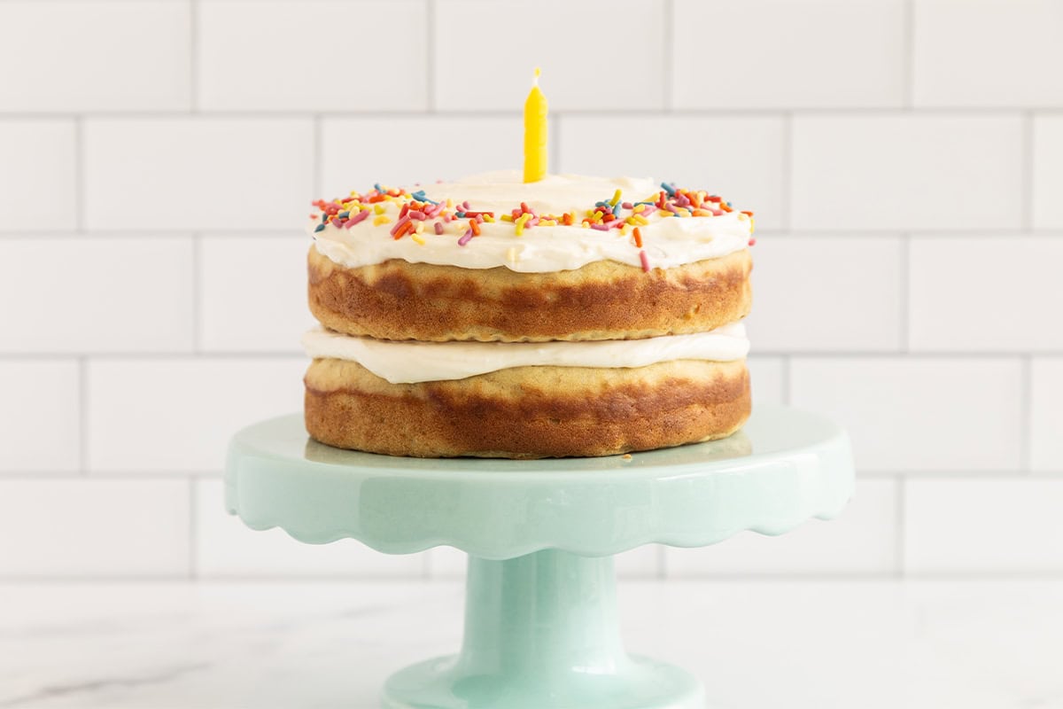 Torta di compleanno preferita di un anno