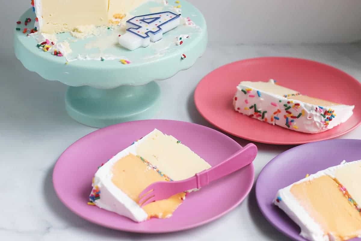 Torta gelato fatta in casa facile (3 ingredienti!)