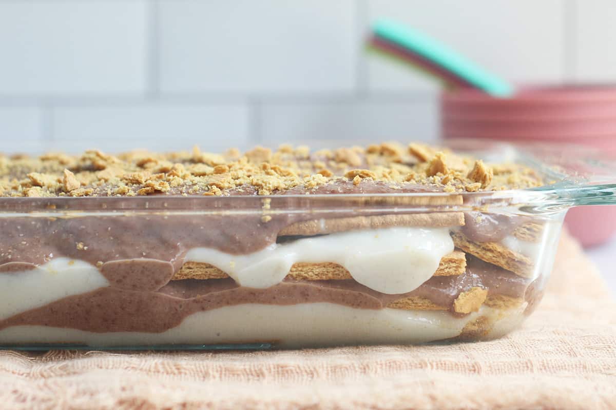 Torta ghiacciata Graham Cracker facile
