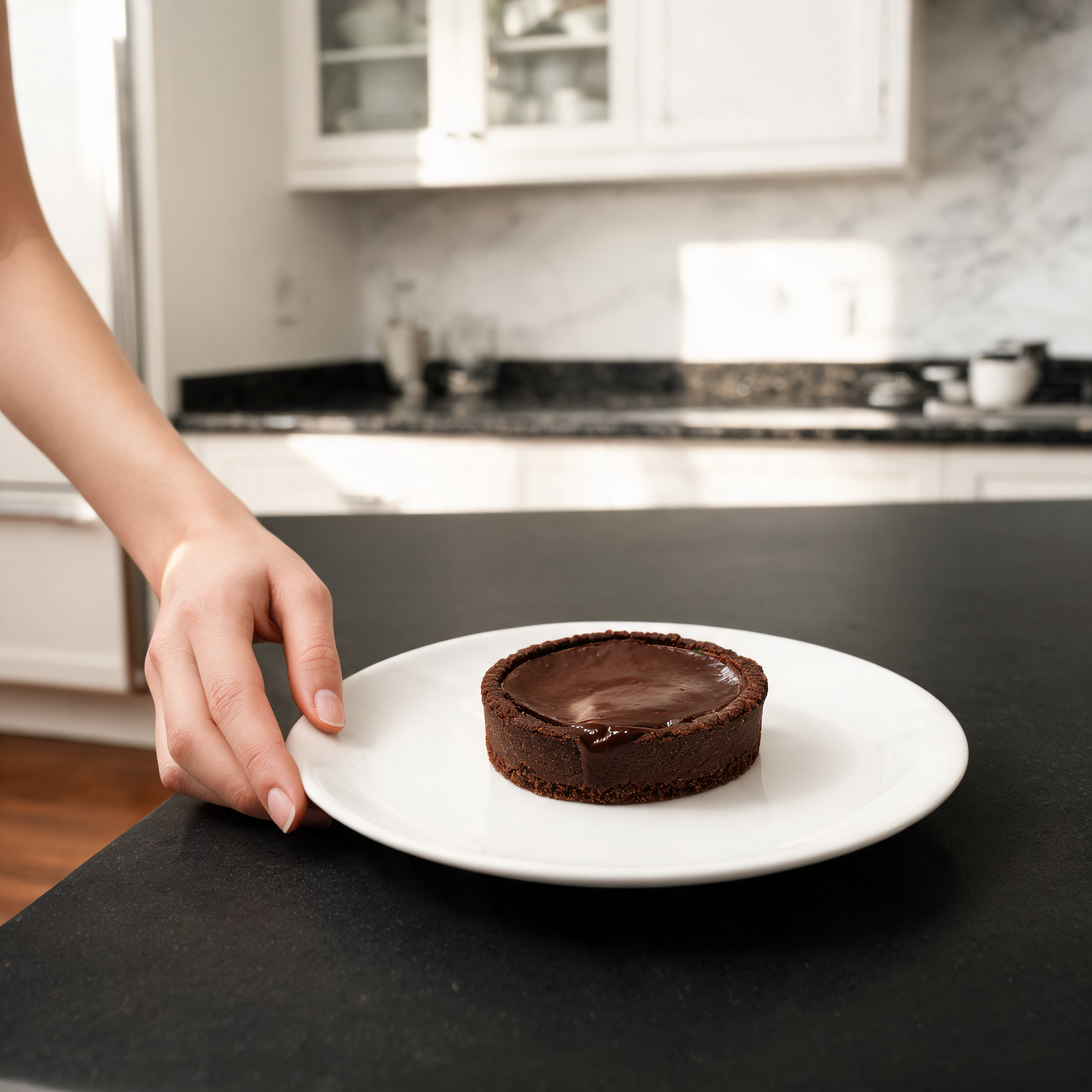 Tortina al Cioccolato Fondente con Cuore Morbido - Versione Proteica