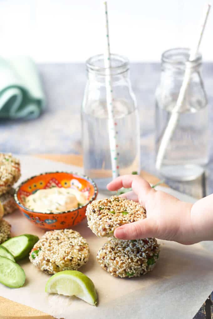 Tortini di tonno e quinoa