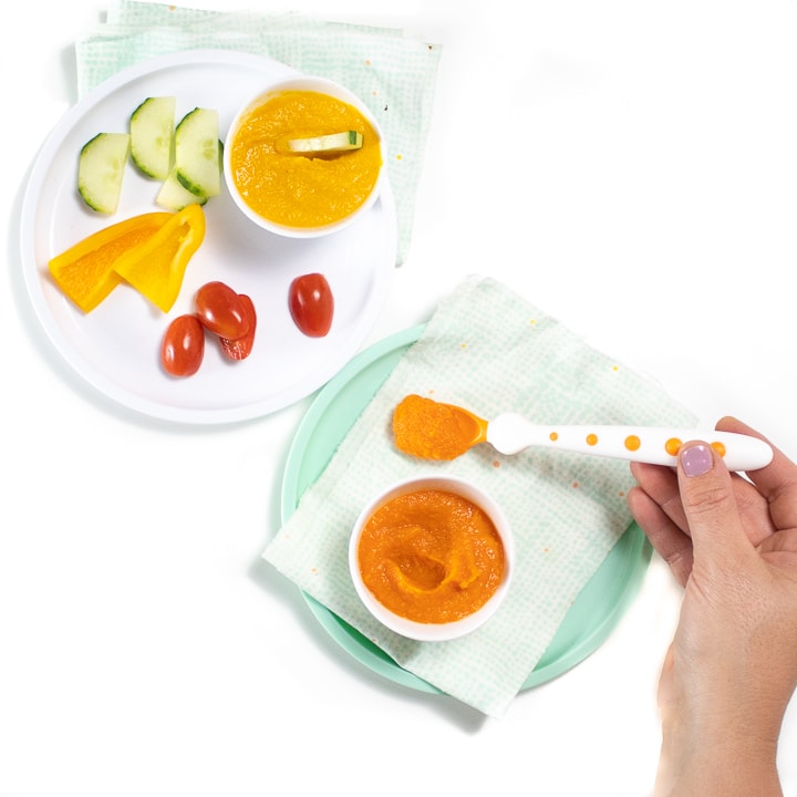 Hummus vegetariano per neonati e bambini piccoli (e anche adulti!) |