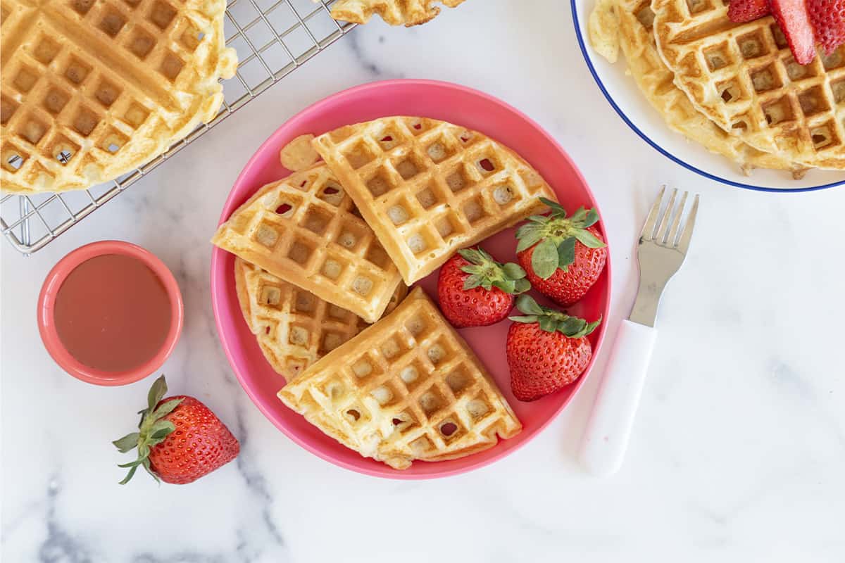 Waffle allo yogurt preferiti