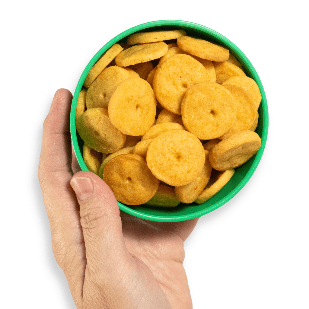 (Non rotolare!) Crackers al formaggio facili fatti in casa