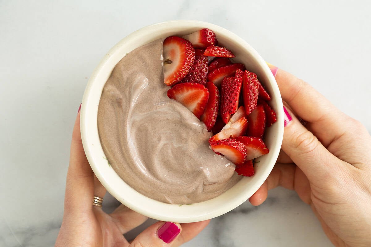 Yogurt al cioccolato preferito
