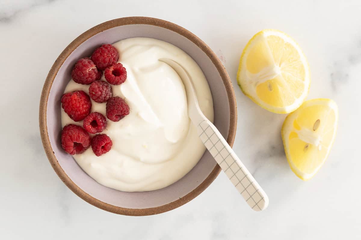 Yogurt al limone preferito