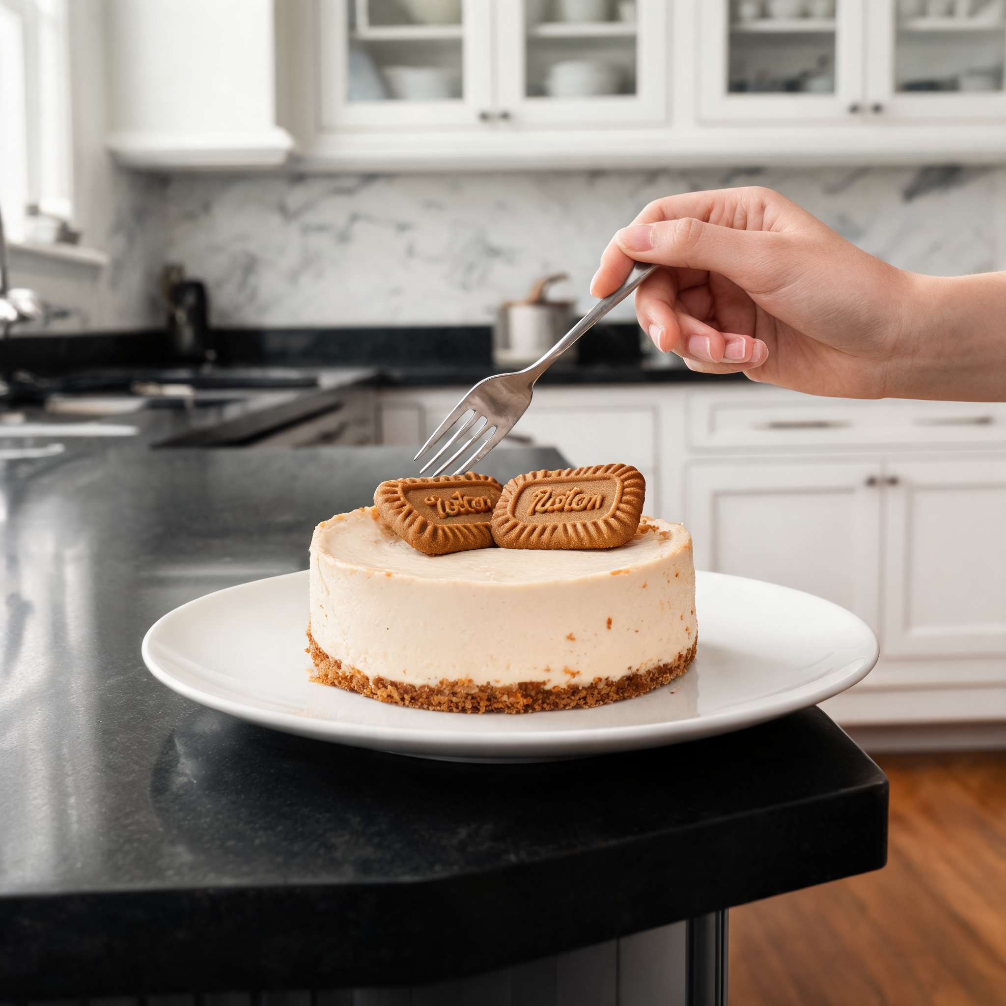 Yogurt Cheesecake Biscoff Proteico - Ricetta da Preparare Insieme