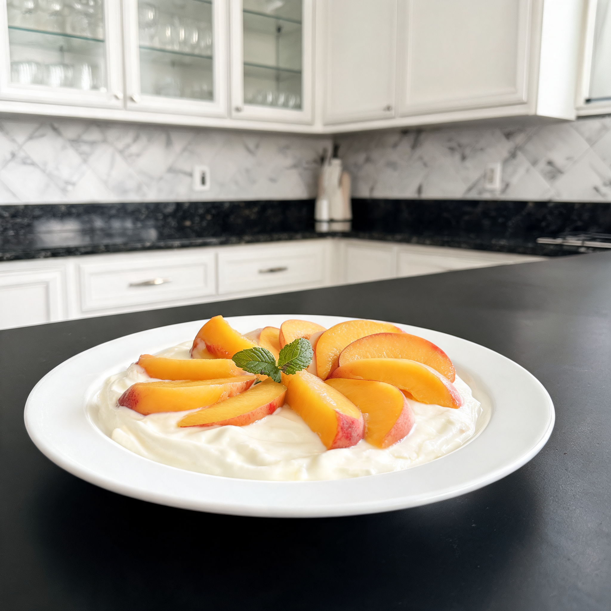 Yogurt Soffice alle Pesche: un Parfait Proteico Facile