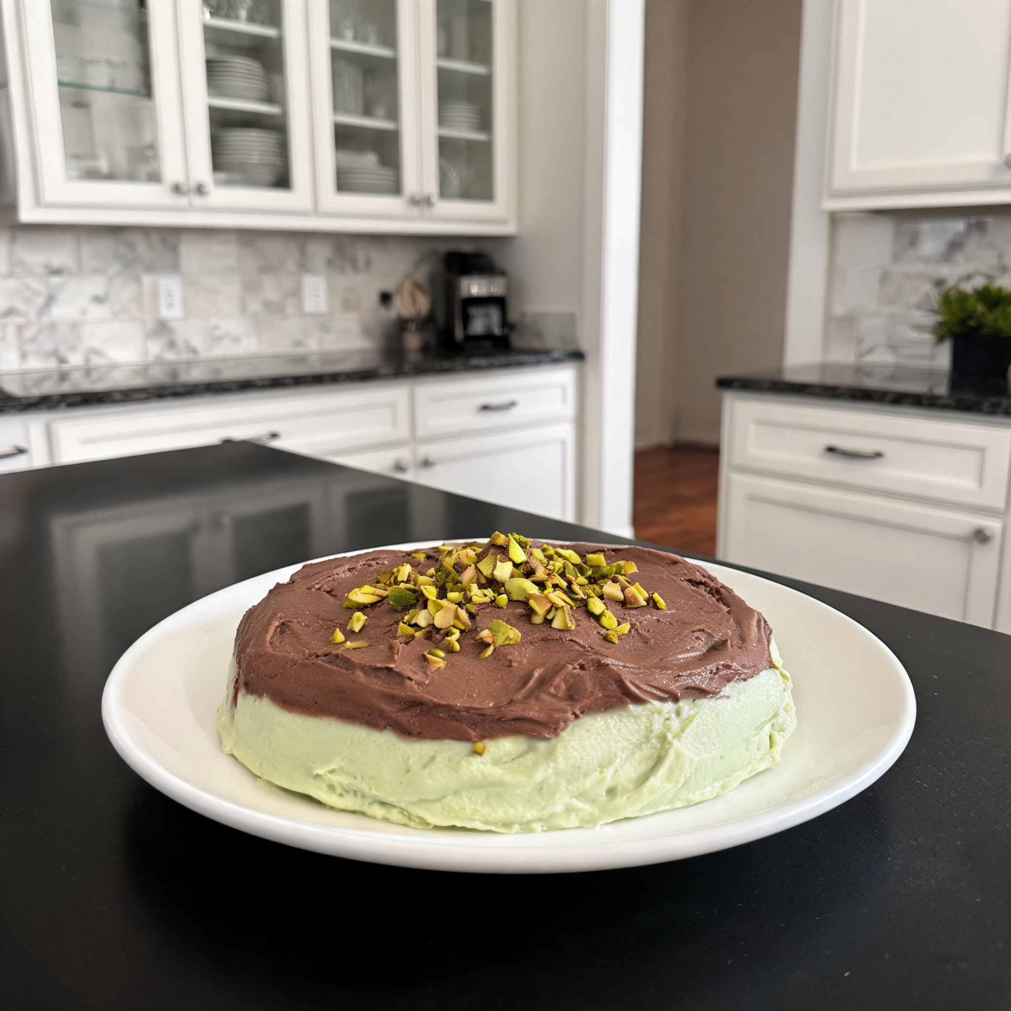 Yogurt Cremoso al Pistacchio e Cioccolato - Ricetta Senza Cottura