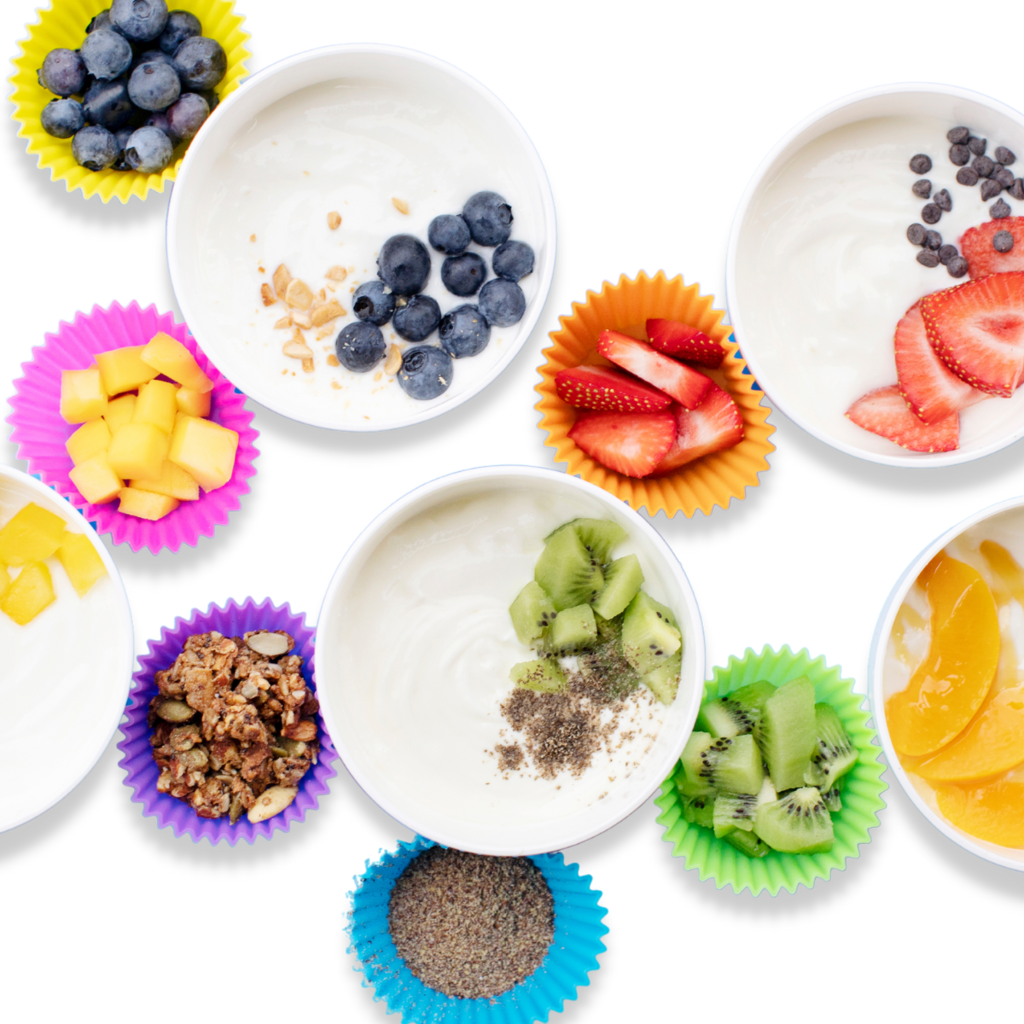Guarnizioni preferite per lo yogurt adatte ai bambini (5 minuti)