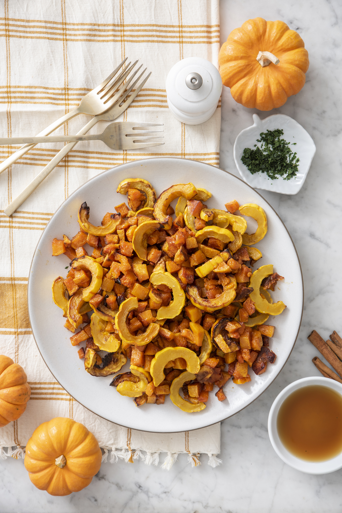 Zucca butternut arrostita alla cannella (adatta ai bambini!)