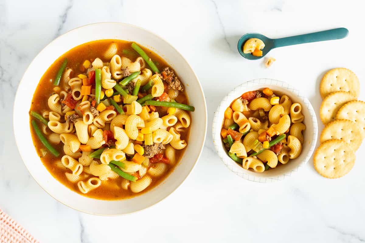 Zuppa Di Maccheroni Facile