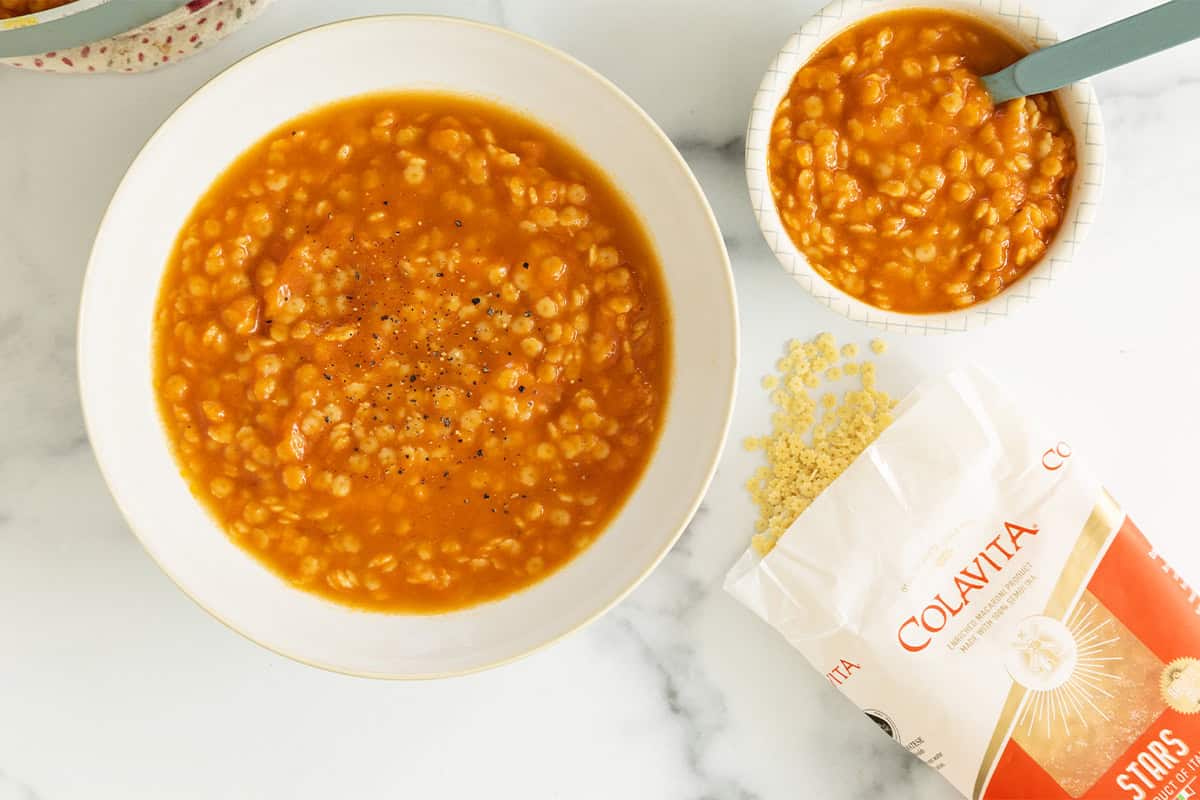 Zuppa Di Pastina Al Pomodoro