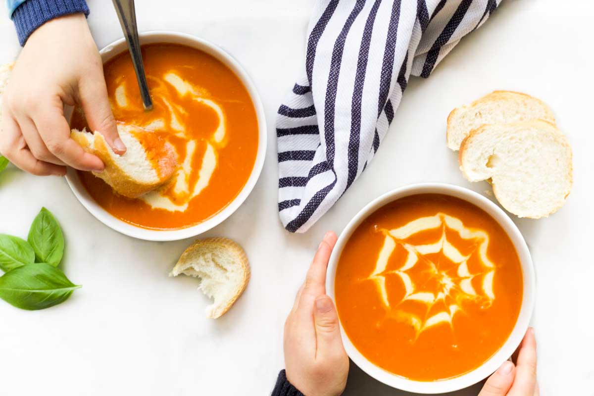 Zuppa di pomodoro per bambini e neonati