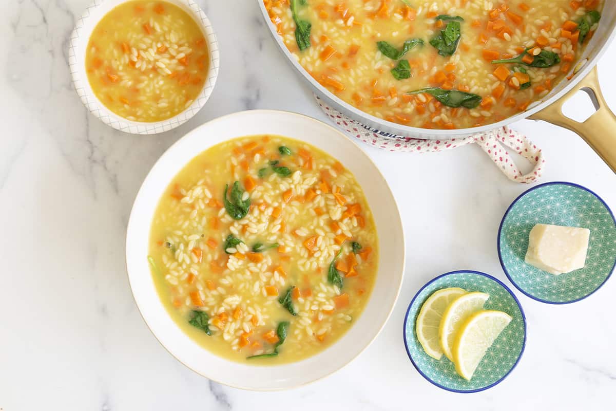 Zuppa veloce d'orzo